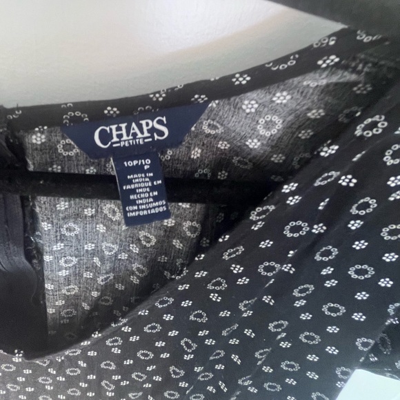 Chaps Wide Leg Floral Jumpsuit - Picture 10 of 14